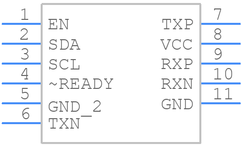 LTC4310CDD-1PBF - Analog Devices - PCB symbol