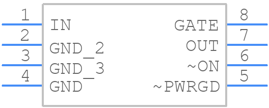 LTC4360CSC8-1TRMPBF - Analog Devices - PCB symbol
