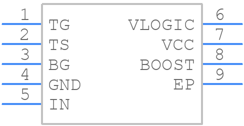 LTC4449IDCBTRPBF - Analog Devices - PCB symbol