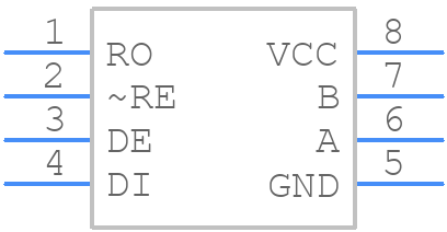 LTC485IN8PBF - Analog Devices - PCB symbol