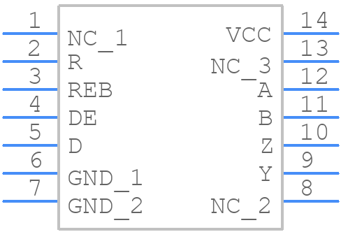LTC491CSPBF - Analog Devices - PCB symbol