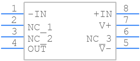LTC6101HVAHMS8PBF - Analog Devices - PCB symbol