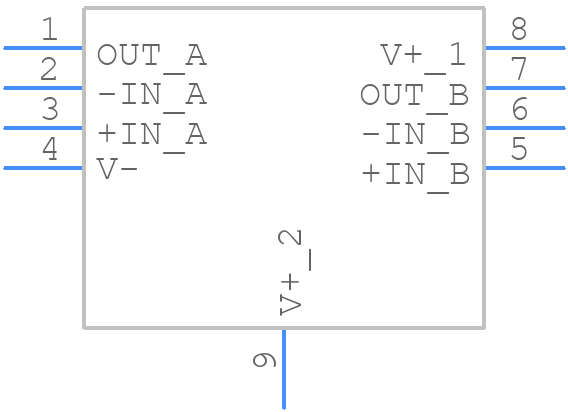 LTC6244HVHDDPBF - Analog Devices - PCB symbol