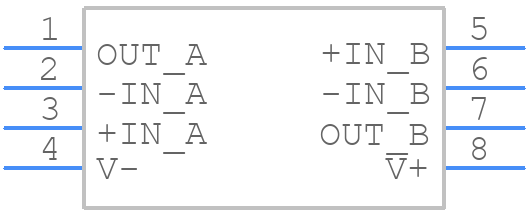 LTC6253CTS8TRMPBF - Analog Devices - PCB symbol