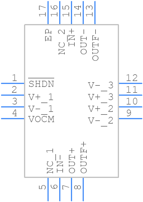 LTC6404CUD-1PBF - Analog Devices - PCB symbol