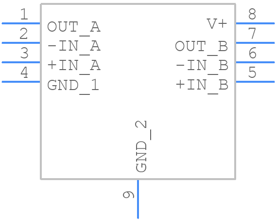 LTC6702IDCPBF - Analog Devices - PCB symbol
