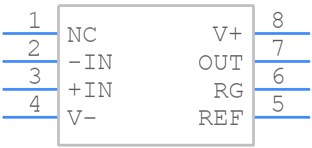 LTC6800HMS8PBF - Analog Devices - PCB symbol