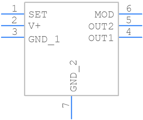 LTC6908CDCB-2PBF - Analog Devices - PCB symbol