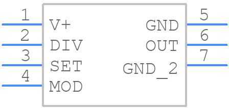 LTC6992CDCB-2TRMPBF - Analog Devices - PCB symbol