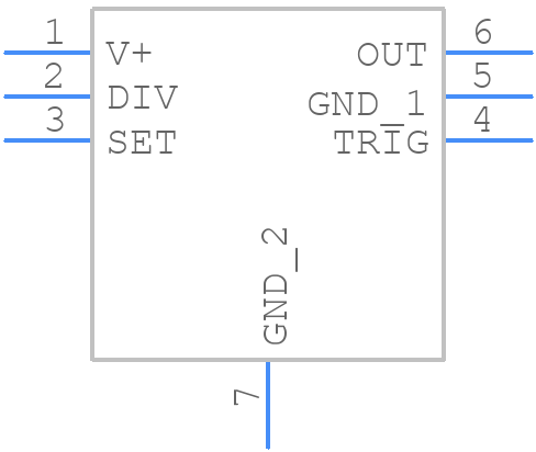 LTC6993CDCB-1TRMPBF - Analog Devices - PCB symbol