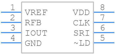 LTC8043FS8PBF - Analog Devices - PCB symbol