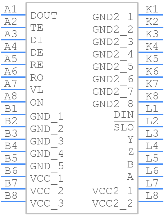 LTM2881CY-3PBF - Analog Devices - PCB symbol