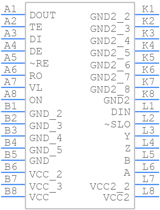 LTM2881IV-3PBF - Analog Devices - PCB symbol