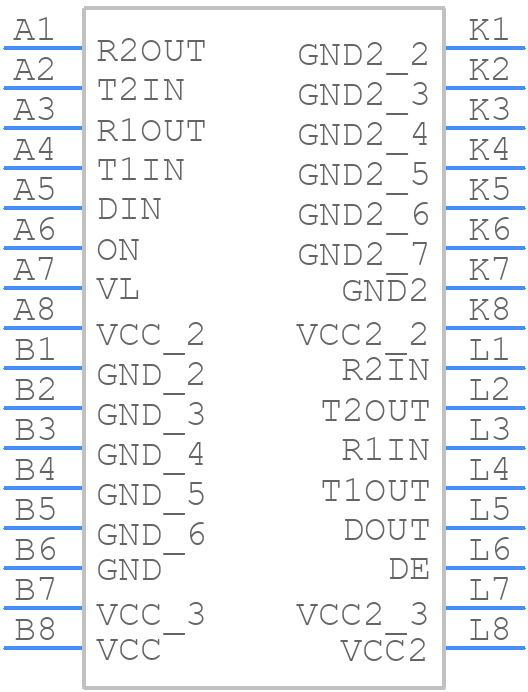 LTM2882CV-3PBF - Analog Devices - PCB symbol