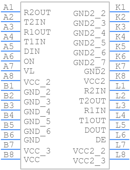 LTM2882IY-3PBF - Analog Devices - PCB symbol