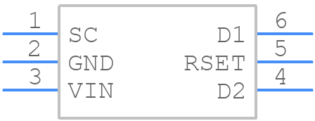 MIC2860-2DYD6TR - Microchip - PCB symbol