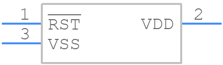 MCP131-450E/TO - Microchip - PCB symbol