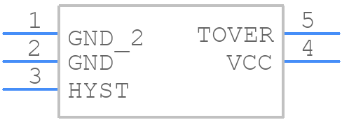 TC6502P105VCTTR - Microchip - PCB symbol