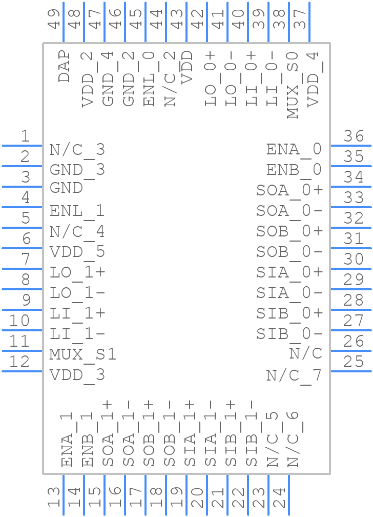 DS08MB200TSQ - Texas Instruments - PCB symbol