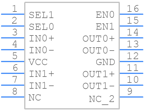 DS10CP152TMA - Texas Instruments - PCB symbol