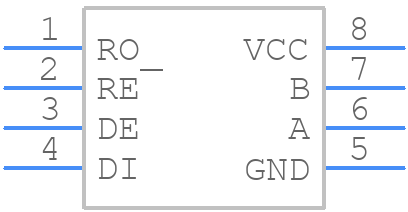 DS1487M - Texas Instruments - PCB symbol