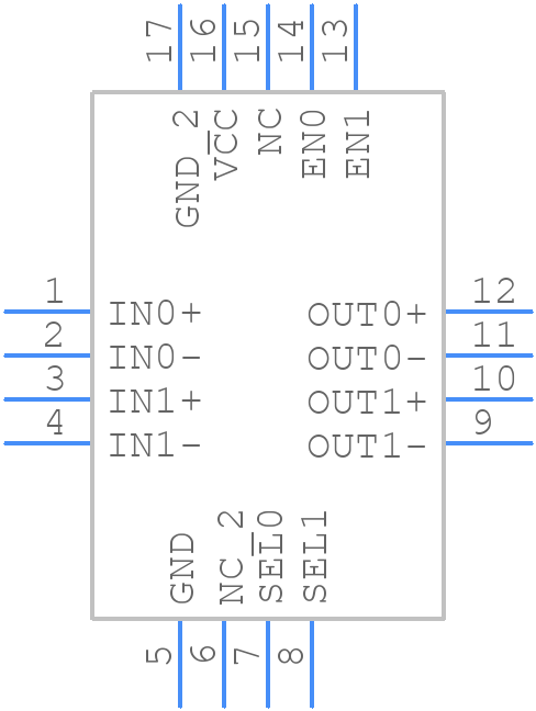 DS25CP152QSQ - Texas Instruments - PCB symbol