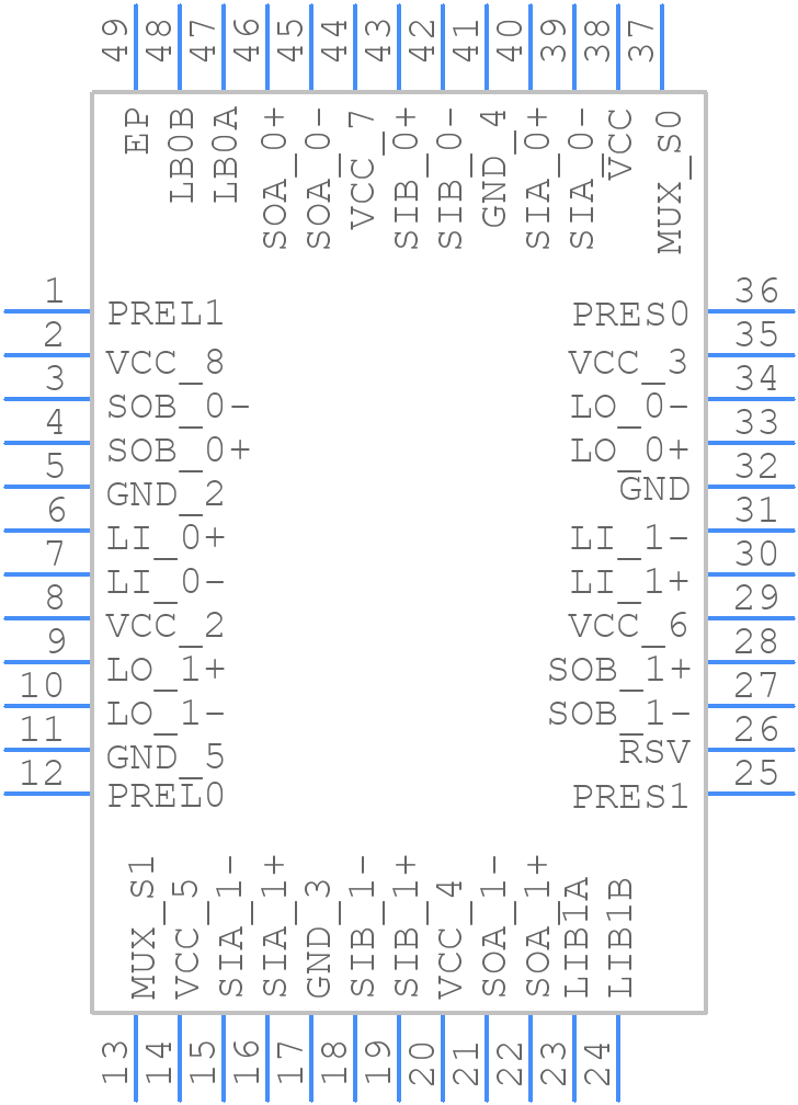 DS25MB200TSQ - Texas Instruments - PCB symbol