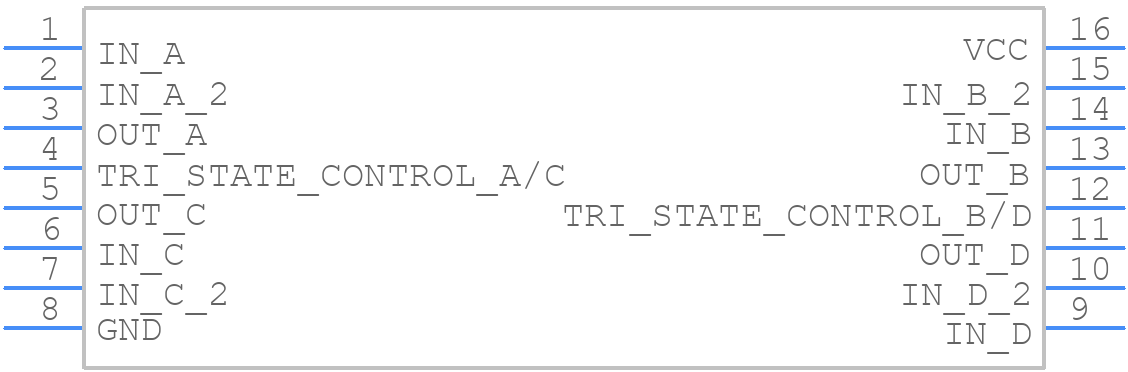 DS3486M - Texas Instruments - PCB symbol