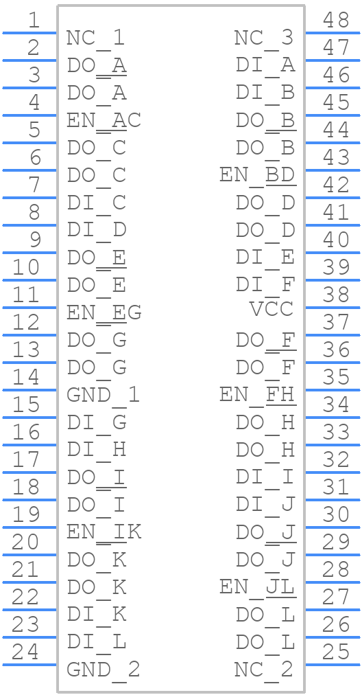 DS89C387TMEA - Texas Instruments - PCB symbol