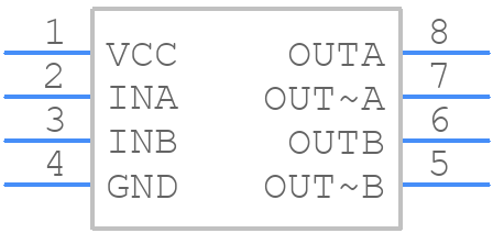 DS9638CM - Texas Instruments - PCB symbol