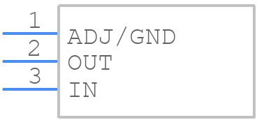 LM1085IT-ADJ - Texas Instruments - PCB symbol