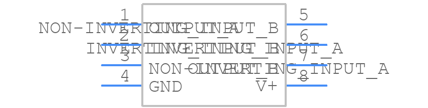 LM158J - Texas Instruments - PCB symbol