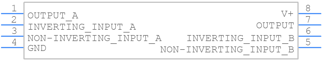LM193AJ-QMLV - Texas Instruments - PCB symbol