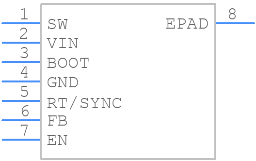 LM22670TJ-ADJ - Texas Instruments - PCB symbol