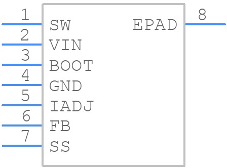 LM22673TJ-ADJ - Texas Instruments - PCB symbol