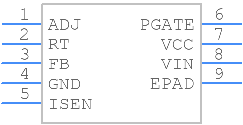 LM25085ASD - Texas Instruments - PCB symbol