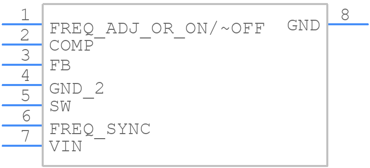 LM2586S-ADJ - Texas Instruments - PCB symbol