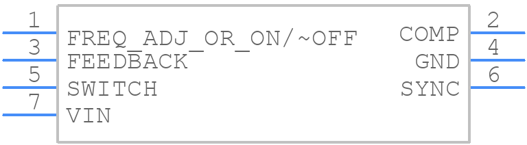 LM2586T-3.3 - Texas Instruments - PCB symbol