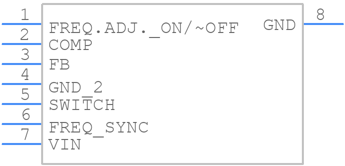 LM2588S-5.0 - Texas Instruments - PCB symbol