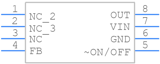 LM2594HVM-ADJ - Texas Instruments - PCB symbol
