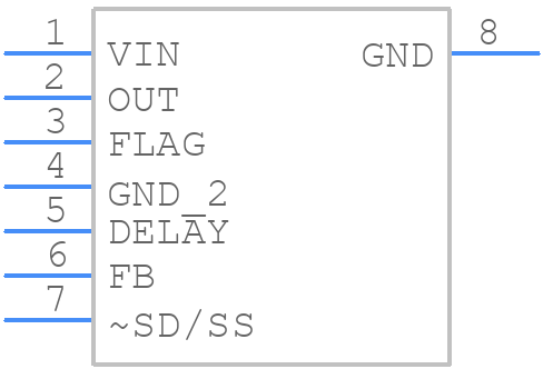 LM2598S-ADJ - Texas Instruments - PCB symbol