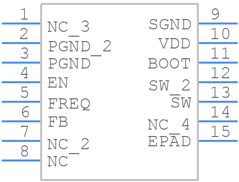 LM2623LD - Texas Instruments - PCB symbol