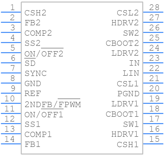 LM2640MTC-ADJ - Texas Instruments - PCB symbol