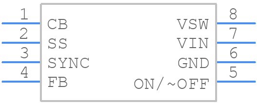 LM2672M-ADJ - Texas Instruments - PCB symbol