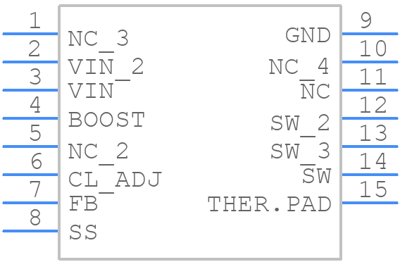 LM2673SD-3.3 - Texas Instruments - PCB symbol