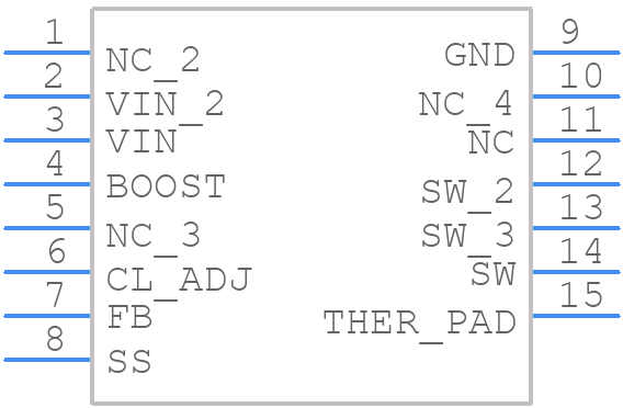 LM2673SD-ADJ - Texas Instruments - PCB symbol