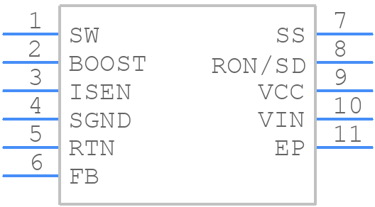 LM2694SD - Texas Instruments - PCB symbol