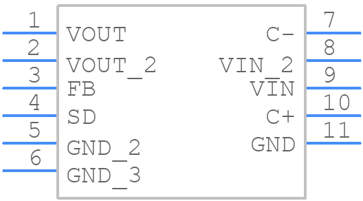 LM2750LD-5.0 - Texas Instruments - PCB symbol