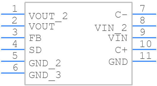LM2750SD-5.0 - Texas Instruments - PCB symbol