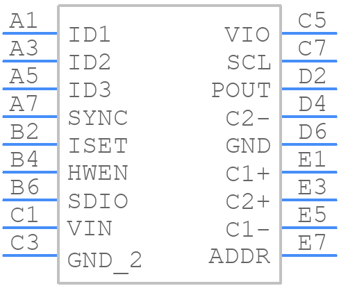LM2755TM - Texas Instruments - PCB symbol